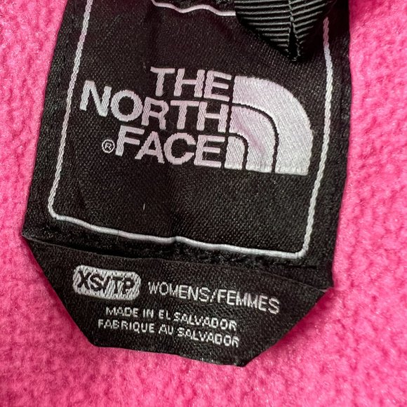 The North Face Denali Jacket Womens Extra Small Pink & Black Polortec Fleece - Picture 9 of 16
